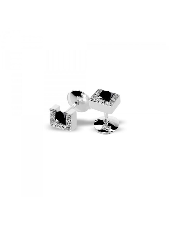 copy of Paire Boucles TOM G Moderne Or Blanc Diamant 0,4 carat