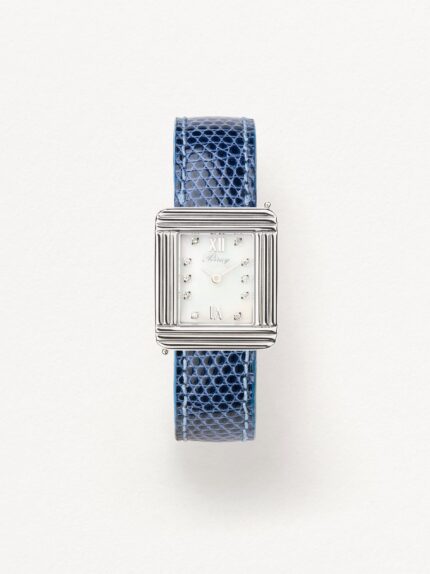 Poiray Ma Première Watch Mother-of-Pearl Dial 10 Diamonds Leather Bracelet