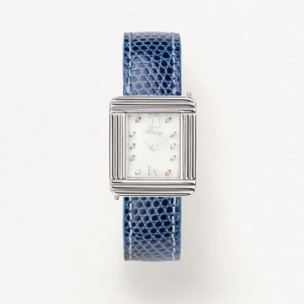 Montre Poiray Ma Première Cadran Nacre 10 Diamants Bracelet Cuir