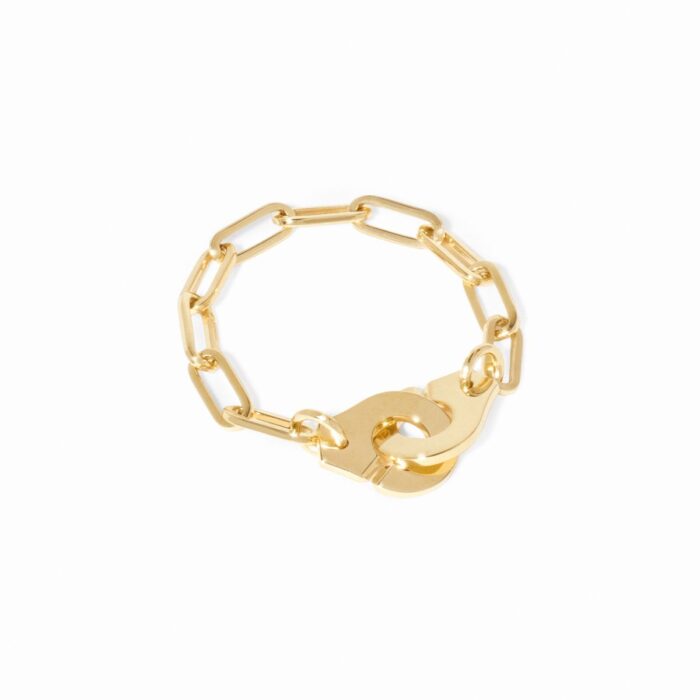 Bague Dinh Van Menottes Chaîne Or Jaune