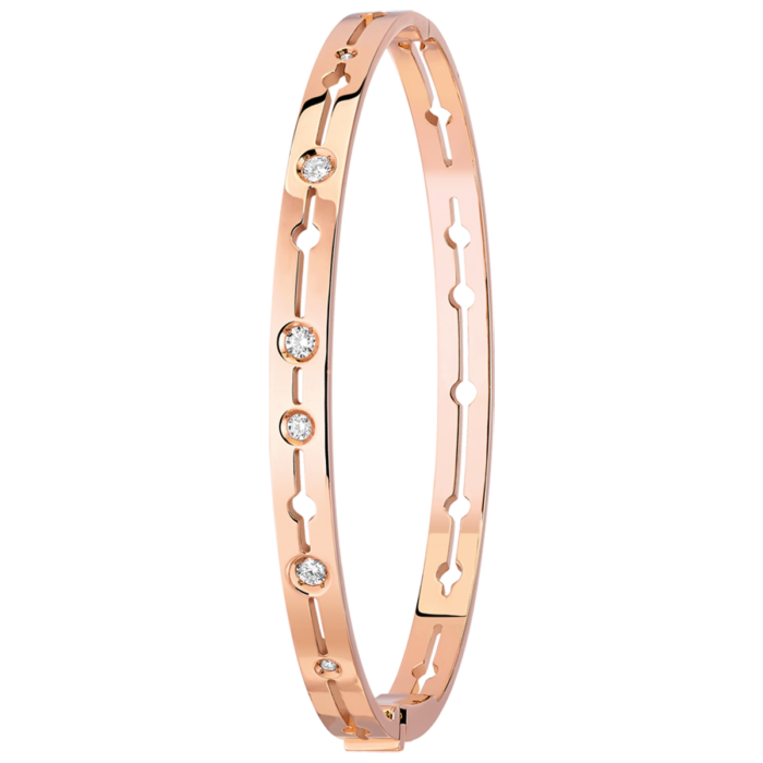 Bracelet Pulse dinh van or rose et diamants