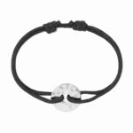 Bracelet Dinh Van Pi sur Cordon Argent