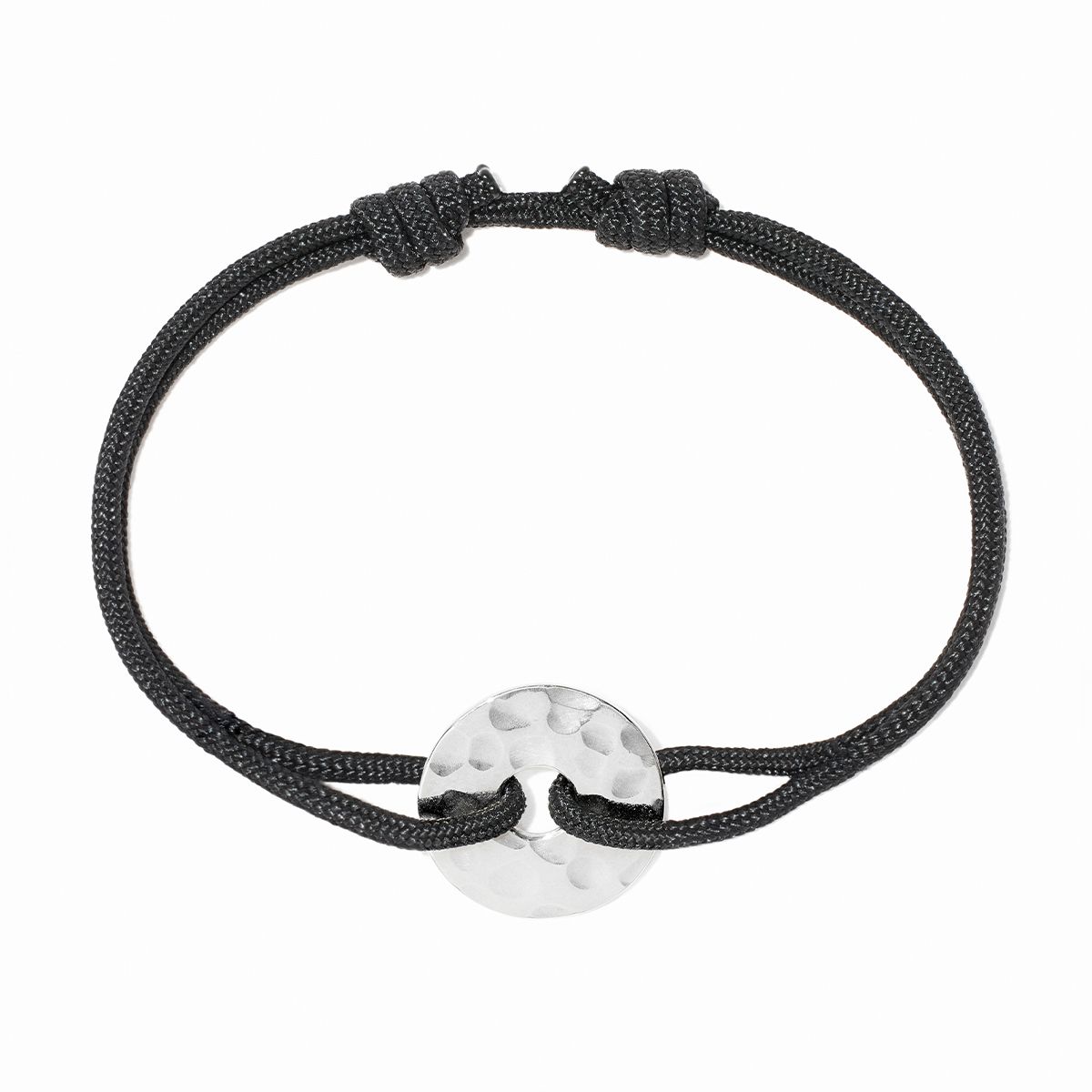 Dinh Van Pi Bracelet  on Silver Cordon
