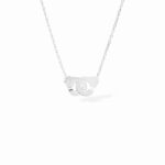 Collier Dinh Van Menottes sur Chaîne XS Diamants Or Blanc