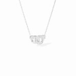 Collier Dinh Van Menottes sur Chaîne XS Diamants Or Blanc