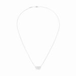 Collier Dinh Van Menottes sur Chaîne XS Diamants Or Blanc