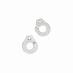 Puces D'oreilles Dinh Van Menottes Diamants Or Blanc