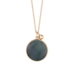 Collier Ginette NY Ever Black Mop Disc On Chain