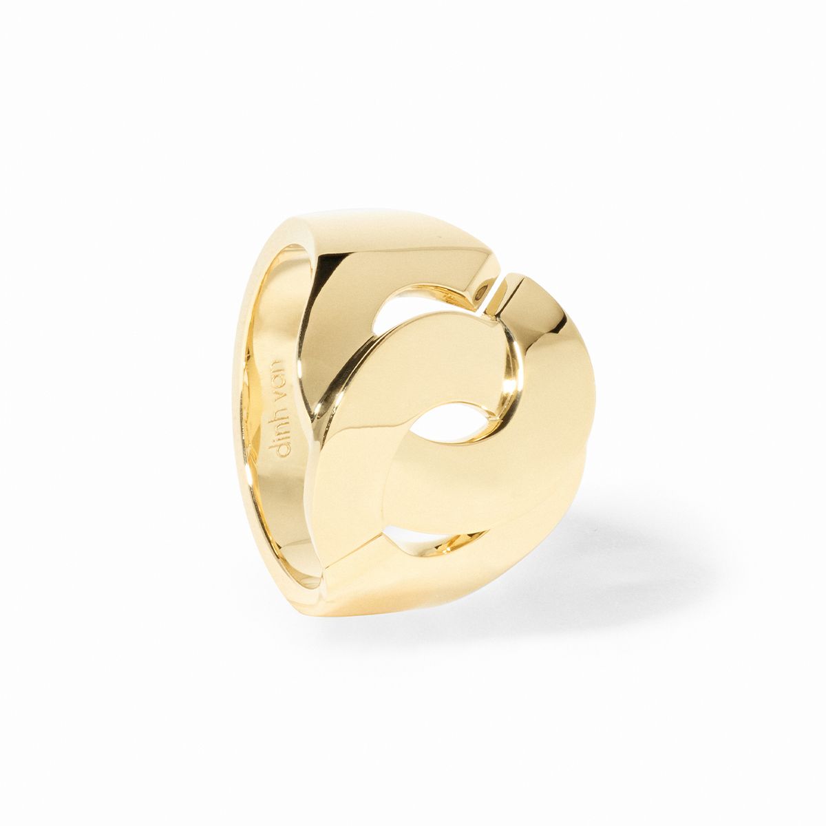 Bague Dinh Van Menottes Grand Modèle Or Jaune