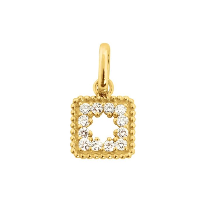 Pendentif Trésor, diamants, or jaune