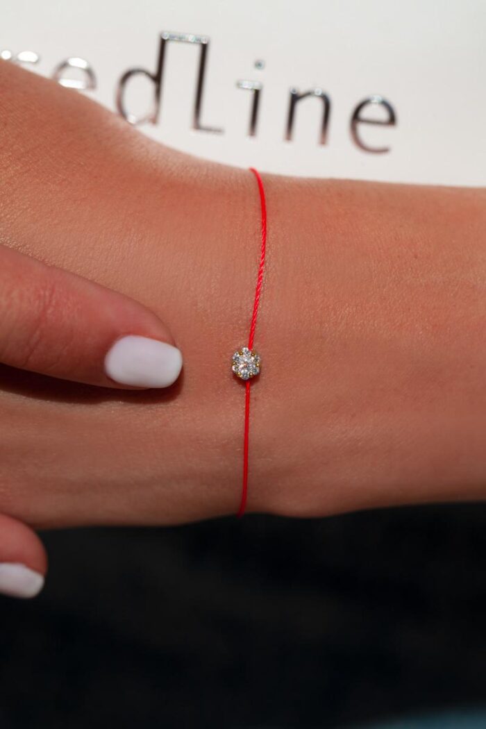 Bracelet Redline Illusion Diamant 0.10 Carat Serti Invisible Or Jaune