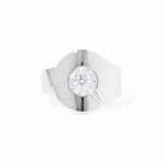 Bague Dinh Van Menottes Grand Modèle Diamants Or Blanc