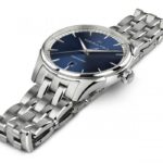 Montre Hamilton Jazzmaster Auto Cadran Bleu Bracelet Acier