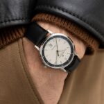 Montre Hamilton American Classic Intra-Matic Auto Cadran Beige Bracelet Cuir 40MM