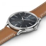 Montre Hamilton Jazzmaster Thinline Auto 40 mm bracelet brun