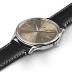 Montre Hamilton Jazzmaster Thinline Auto 40 mm bracelet noir