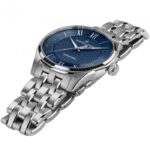 Montre Hamilton Jazzmaster Auto 40 mm cadran bleu bracelet acier