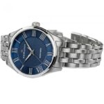 Montre Hamilton Jazzmaster Auto 40 mm cadran bleu bracelet acier