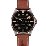 Khaki Aviation Pilot Day Date Auto