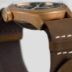 Montre Hamilton Khaki Field Mechanical Bronze Cadran Noir Bracelet Cuir 38MM