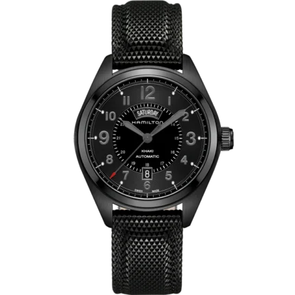 Hamilton Khaki Field Day Date 42 mm Automatic Watch Black