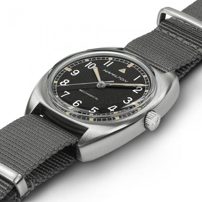 Hamilton black pilot pioneer automatic online watch