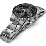 Montre Hamilton Khaki Aviation Converter Auto Chrono bracelet acier 44mm