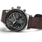 Montre Hamilton Khaki Aviation Converter Auto Chrono bracelet cuir 44mm