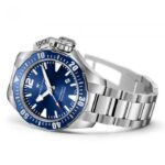 Montre Hamilton Khaki Navy Frogman Automatique 42 mm Bleu bracelet Acier