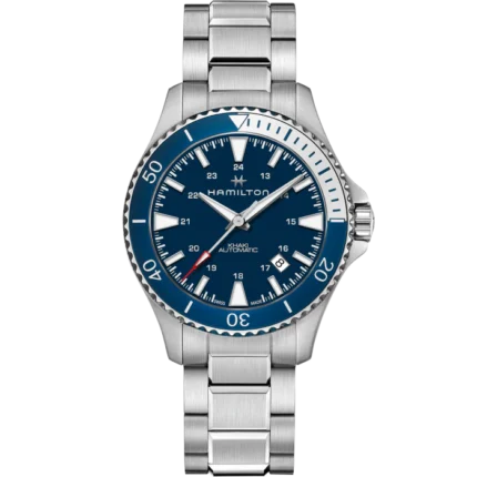 Hamilton Khaki Navy Scuba Automatic Blue Watch Steel Bracelet