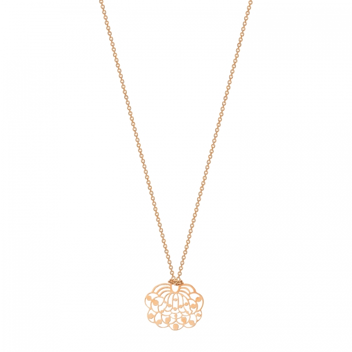 Ginette NY MINI LOTUS ON CHAIN necklace