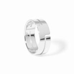 Bague Dinh Van Seventies Moyen Modèle Or Blanc
