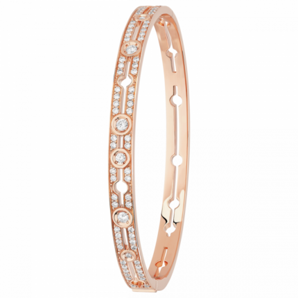 Pulse dinh van rose gold and diamond Bracelet