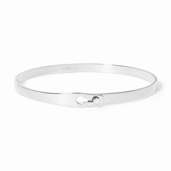 Bracelet Dinh Van Serrure Diamant Or Blanc