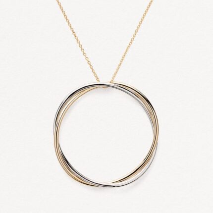 Collier Poiray Tresse Or Jaune & Or Blanc