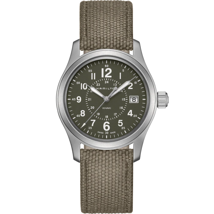 Watch Hamilton Khaki Field Quartz 40mm Bracelet Textile Daniel