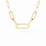 Collier Dinh Van Maillon L Or Jaune Et Diamants