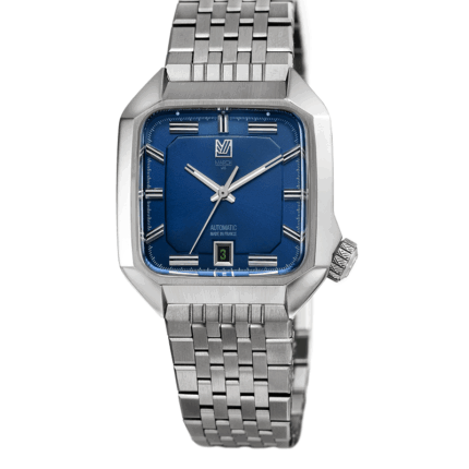Montre MARCH LA.B AM2 Automatique 39 mm Navy Bracelet en acier 7 maillons