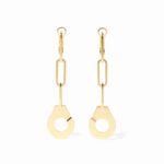Pendants D'oreilles Dinh Van Menottes Or Jaune