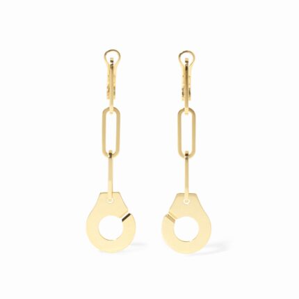 Pendants D&#039;oreilles Dinh Van Menottes Or Jaune