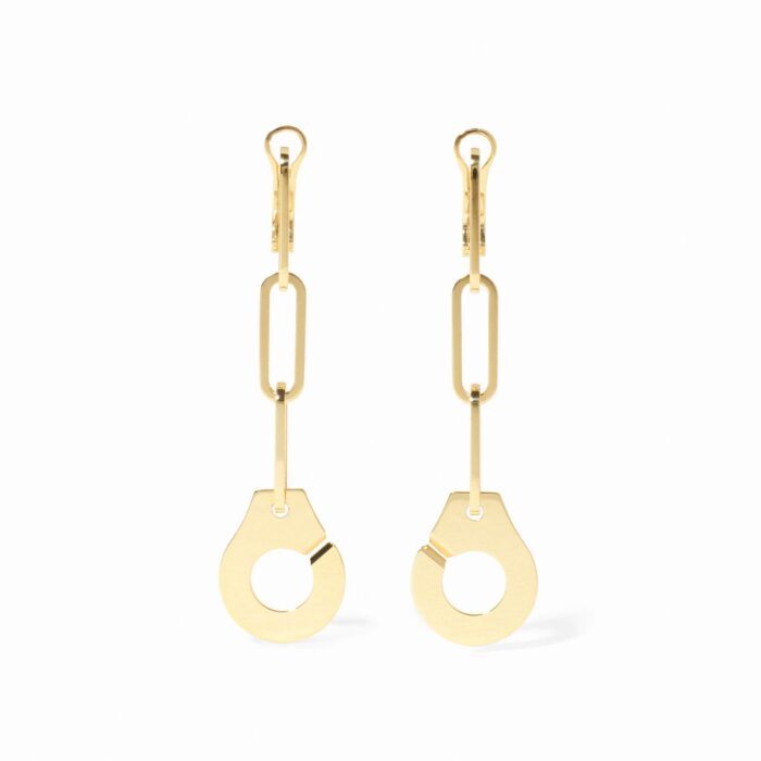 Pendants D'oreilles Dinh Van Menottes Or Jaune