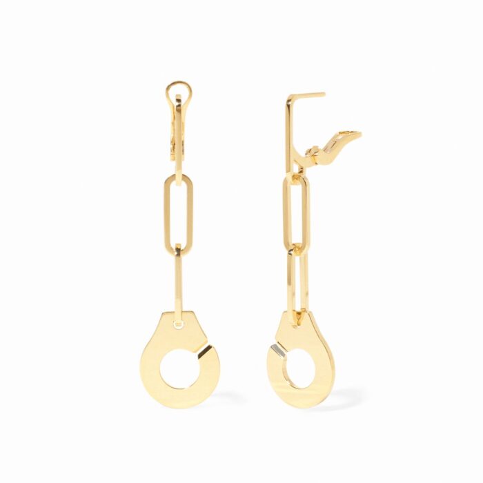 Pendants D'oreilles Dinh Van Menottes Or Jaune
