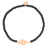 GINETTE NY TWENTY WOLF ONYX MINI BEAD BRACELET