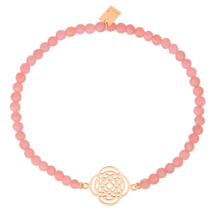 GINETTE NY TWENTY PURITY RHODOCHROSITE MINI BEAD BRACELET