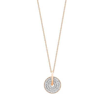 Necklace Ginette Ny Mini Diamond Donut On Chain