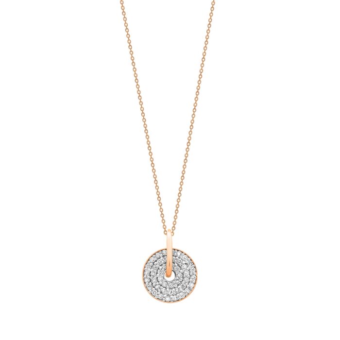 Collier Ginette Ny Mini Diamond Donut On Chain