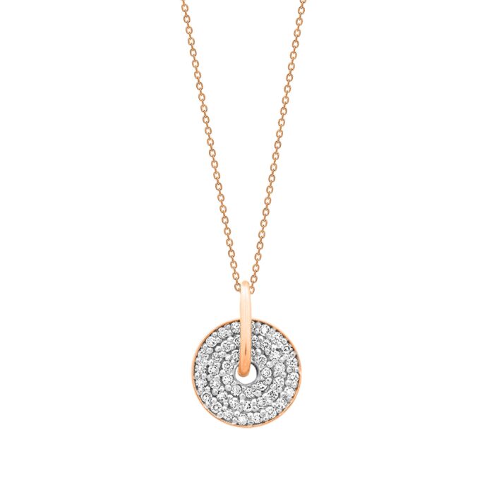 Collier Ginette Ny Mini Diamond Donut On Chain