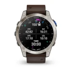 Garmin D2 Mach 1 Watch Brown Leather Strap