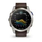 Garmin D2 Mach 1 Watch Brown Leather Strap