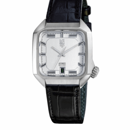 Montre MARCH LA.B AM2 Automatique 39mm Steel Bracelet Alligator Noir